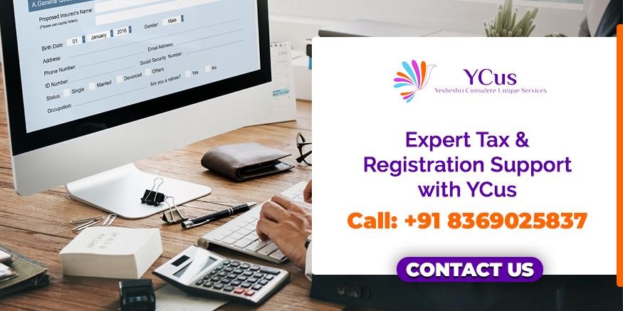 Contact us for expert tax and gst registration in Mumbai support from YCus